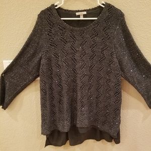 Sparkly Dress Barn Winter Sweater